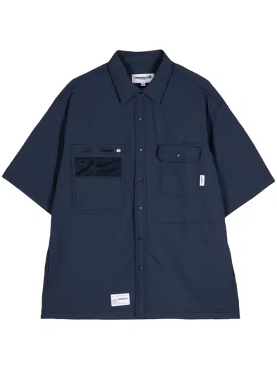 Chocoolate Logo-embroidered Shirt In 蓝色