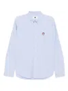 Chocoolate Long-sleeve Cotton Shirt In Blue