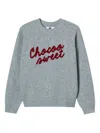 Chocoolate Logo-embroidered Sweater In Gray