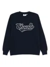 Chocoolate Logo-embroidered Sweatshirt In Black