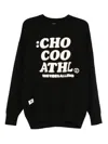 Chocoolate Logo-embroidered Sweatshirt In Black