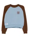 Chocoolate Logo-embroidered Sweatshirt In Blue