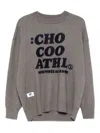 Chocoolate Logo-embroidered Sweatshirt In Gray