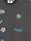 Chocoolate Sweatshirt Mit Logo-stickerei In Gray