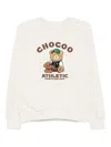 Chocoolate Logo-embroidered Sweatshirt In White