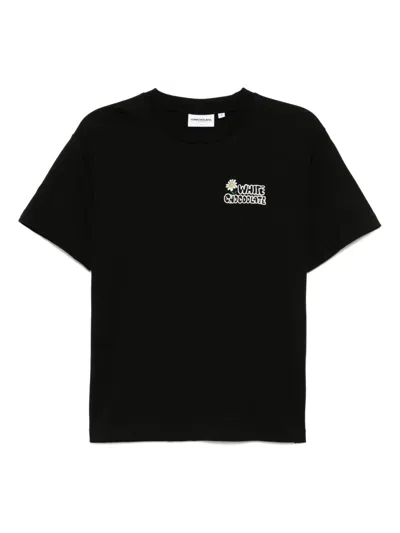 Chocoolate Logo-embroidered T-shirt