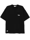 Chocoolate Logo-embroidered T-shirt In Black