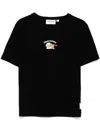 Chocoolate Logo-embroidered T-shirt In Black