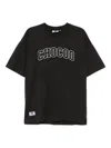 Chocoolate Logo-embroidered T-shirt In Black