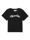 Chocoolate Logo-embroidered T-shirt In Black