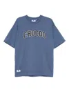 Chocoolate Logo-embroidered T-shirt In Blue