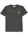 Chocoolate Logo-embroidered T-shirt In Grey