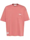 Chocoolate Logo-embroidered T-shirt In Pink