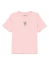 Chocoolate Logo-embroidered T-shirt In Pink