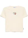 Chocoolate Logo-embroidered T-shirt In White