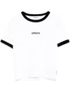 Chocoolate Logo-embroidered T-shirt In White