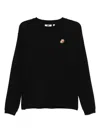 Chocoolate Logo-embroidered Top In Black