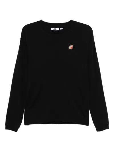 Chocoolate Logo-embroidered Top In Black