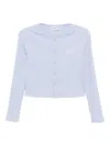 Chocoolate Logo-embroidered Top In Blue