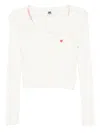 Chocoolate Logo-embroidered Top Cardigan Set In Neutral