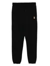Chocoolate Logo-embroidered Track Pants In Black
