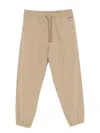 Chocoolate Logo-embroidered Track Pants In Brown