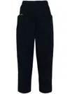 Chocoolate Logo-embroidered Trousers In 蓝色