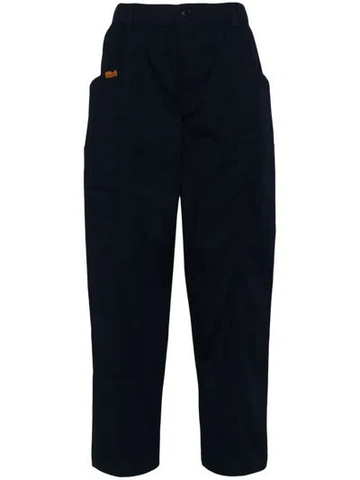 Chocoolate Logo-embroidered Trousers In 蓝色