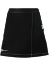 CHOCOOLATE LOGO-EMBROIDERED WRAP SHORTS