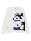 Chocoolate Logo Knitted Jumper In Neutral