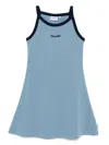 Chocoolate Logo Mini Dress In Blue