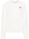 Chocoolate Logo Patch Cardigans In White