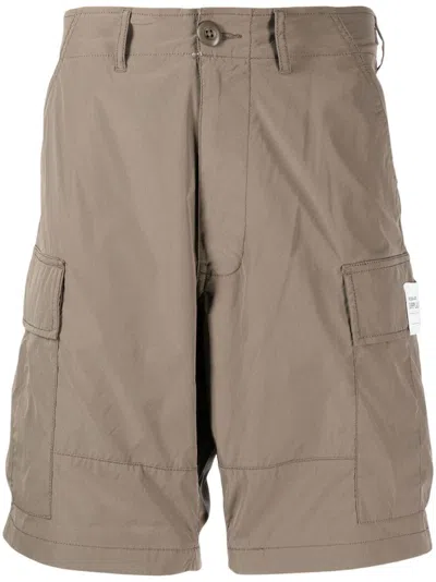 Chocoolate Logo-patch Cargo Shorts In Brown