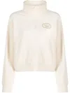 Chocoolate Logo-patch Corduroy Sweatshirt In Neutrals