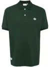 Chocoolate Logo-patch Cotton Polo Shirt In Green