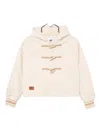 Chocoolate Logo-patch Cropped Jacket In Neutral