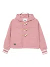Chocoolate Cropped-jacke Mit Logo-patch In Pink