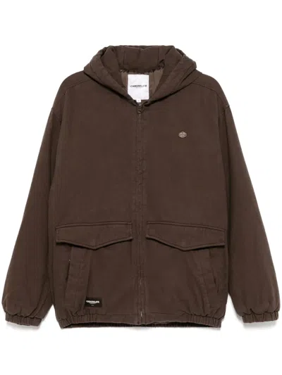 Chocoolate Kapuzenjacke Mit Logo-patch In Braun
