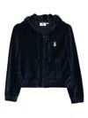 Chocoolate Logo-patch Hoodie In Blue