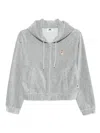 Chocoolate Logo-patch Hoodie In Gray