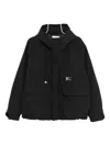 Chocoolate Logo-patch Jacket In Black