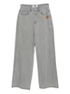 Chocoolate Logo Patch Jeans In Gray