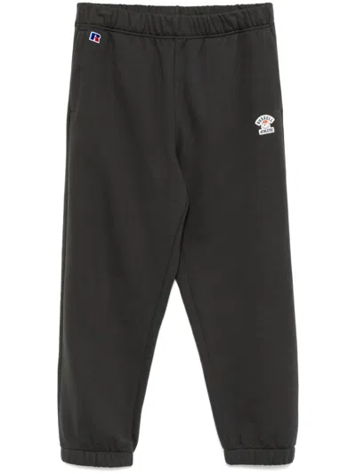 Chocoolate Logo-patch Pants In Grey