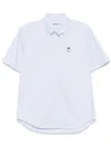 Chocoolate Logo-patch Shirt In 蓝色
