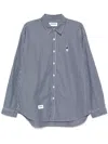Chocoolate Logo-patch Shirt In Blue
