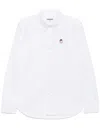 Chocoolate Logo-patch Shirt In White