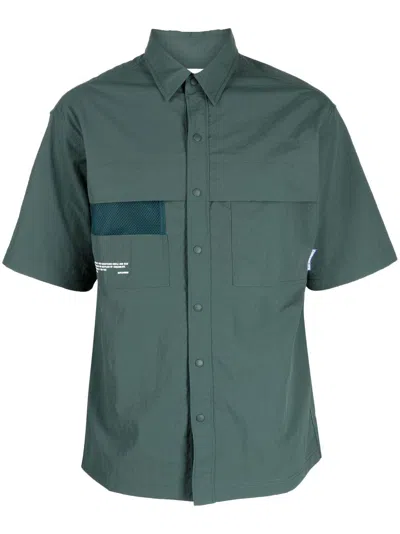 Chocoolate Logo-patch Short-sleeve Shirt In Green