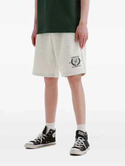 Chocoolate Logo Patch Shorts In Gray