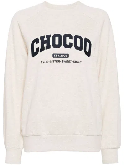 Chocoolate Logo Patch Sweatshirt In Neutrals