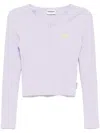 Chocoolate Logo-patch Top In Purple